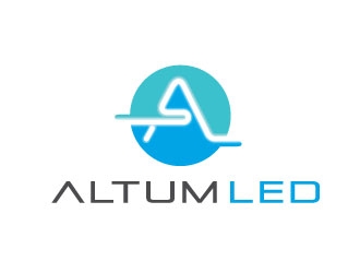 Altum LED logo design by REDCROW