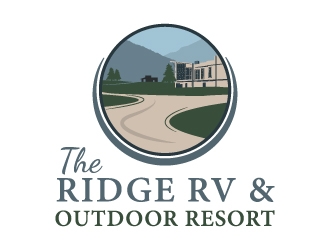 The Ridge RV and Outdoor Resort  logo design by Boomstudioz