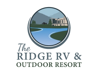 The Ridge RV and Outdoor Resort  logo design by Boomstudioz