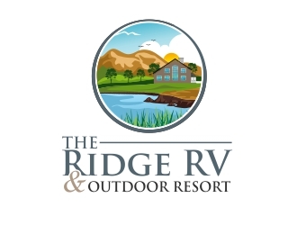 The Ridge RV and Outdoor Resort  logo design by amar_mboiss
