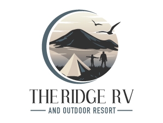 The Ridge RV and Outdoor Resort  logo design by Suvendu