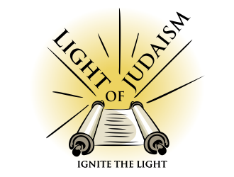 Light of Judaism.org logo design by aldesign