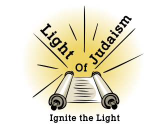 Light of Judaism.org logo design by aldesign