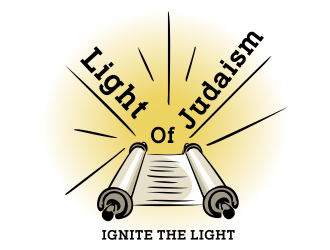 Light of Judaism.org logo design by aldesign