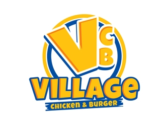 Village Chicken & Burger logo design by DreamLogoDesign