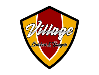 Village Chicken & Burger logo design by Kruger