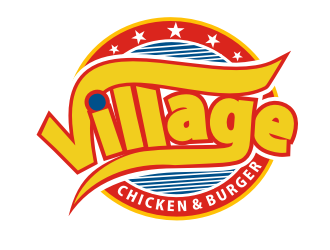 Village Chicken & Burger logo design by coco
