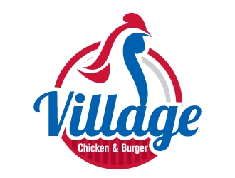 Village Chicken & Burger logo design by usashi