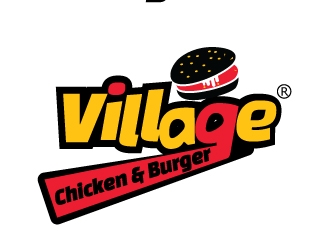 Village Chicken & Burger logo design by logoguy