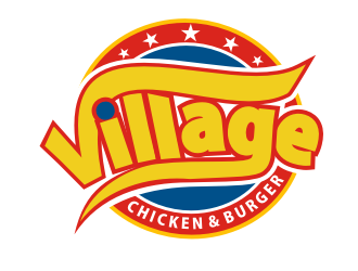 Village Chicken & Burger logo design by coco