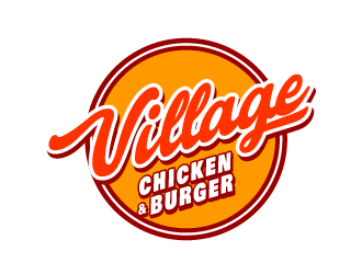 Village Chicken & Burger logo design by SOLARFLARE