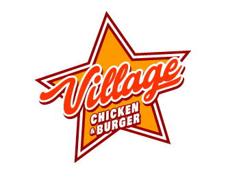 Village Chicken & Burger logo design by SOLARFLARE