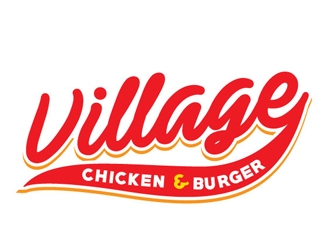 Village Chicken & Burger logo design by logoguy