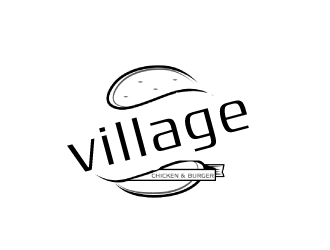Village Chicken & Burger logo design by nehel