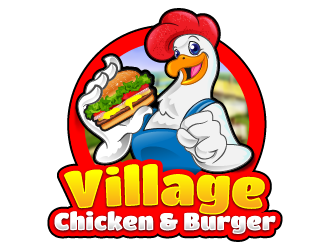 Village Chicken & Burger logo design by reight