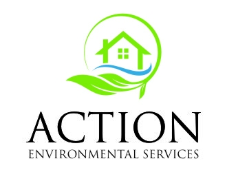 Action Environmental Services  logo design by jetzu