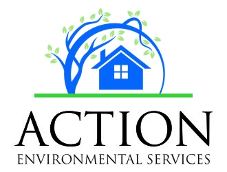 Action Environmental Services  logo design by jetzu
