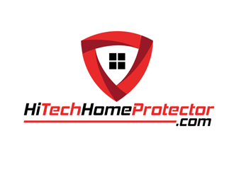 hitechhomeprotector.com logo design by megalogos