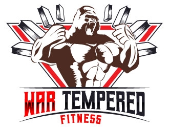 War Tempered Fitness logo design by uttam