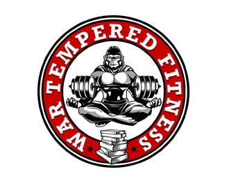 War Tempered Fitness logo design by DreamLogoDesign