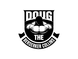 Doug The Berserker Collins logo design by artbitin