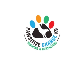 Pawsitive Change K9 Training & Consulting logo design by artbitin