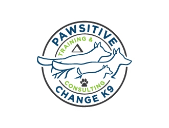 Pawsitive Change K9 Training & Consulting logo design by dhika
