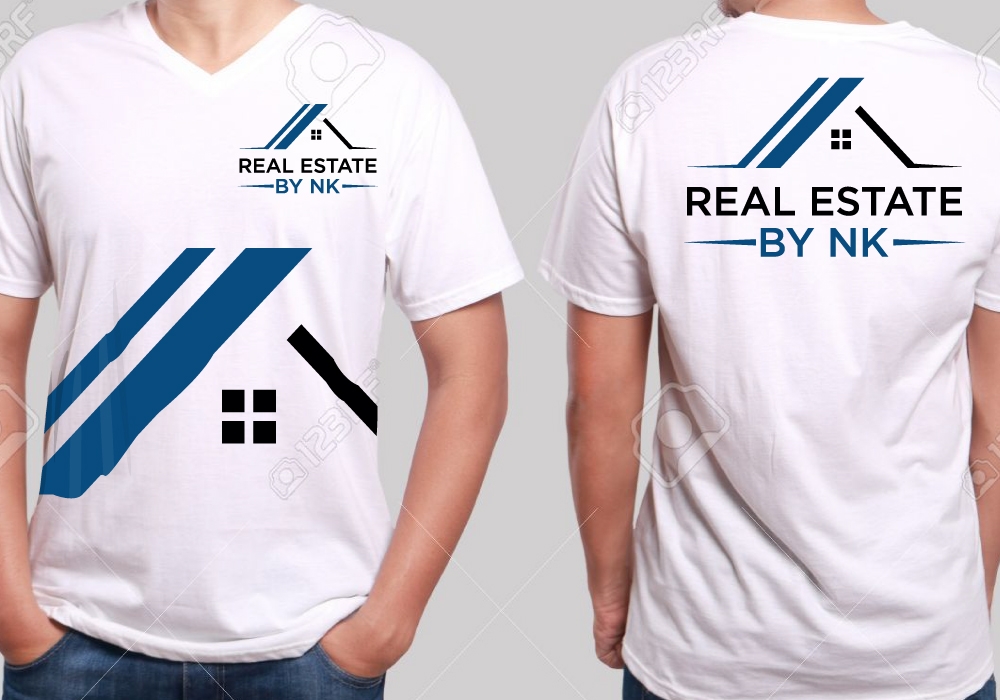 Real Estate by NK logo design by aRBy