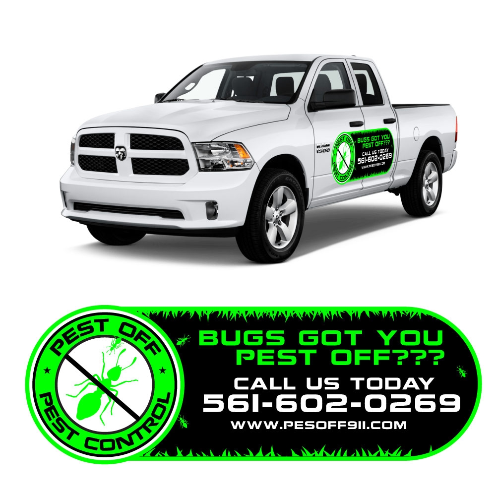 Pest Off Pest Control Digital Design 48hourslogo