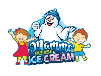 Mamma Please Ice Cream logo design by logoguy