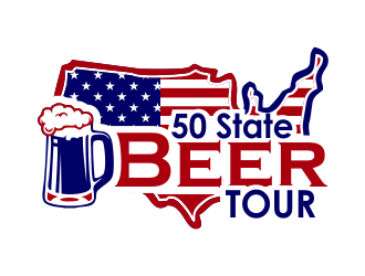 50 State Beer Tour logo design by done