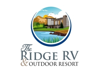 The Ridge RV and Outdoor Resort  logo design by amar_mboiss