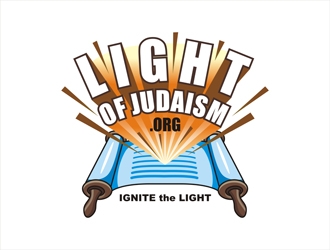 Light of Judaism.org logo design by gitzart
