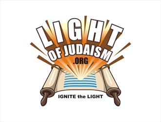 Light of Judaism.org logo design by gitzart