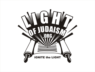 Light of Judaism.org logo design by gitzart
