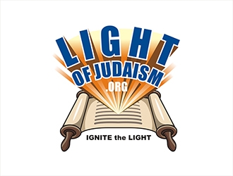 Light of Judaism.org logo design by gitzart