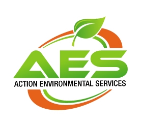 Action Environmental Services  logo design by PMG