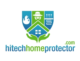 hitechhomeprotector.com logo design by PMG