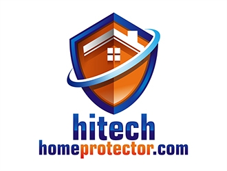 hitechhomeprotector.com logo design by gitzart
