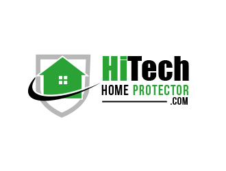 hitechhomeprotector.com logo design by BeDesign