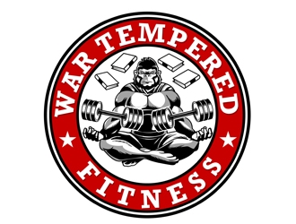 War Tempered Fitness logo design by DreamLogoDesign