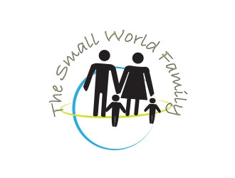 The Small World Family logo design by not2shabby