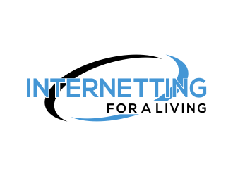 Internetting For A Living logo design by tukangngaret