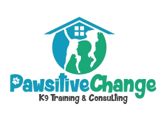 Pawsitive Change K9 Training & Consulting logo design by shravya