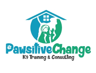 Pawsitive Change K9 Training & Consulting logo design by shravya