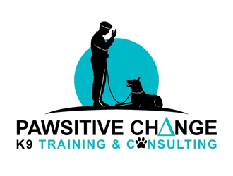 Pawsitive Change K9 Training & Consulting logo design by logoguy