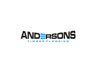 Andersons Timber Flooring logo design by mbamboex