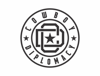 Cowboy Diplomacy logo design by jm77788