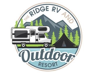 The Ridge RV and Outdoor Resort  logo design by logoguy