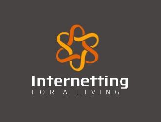 Internetting For A Living logo design by nehel